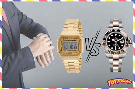 sono un rolex o un casio|rolex vs casio.